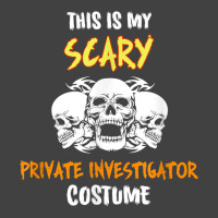 This Is My Scary Private Investigator Costume T Shirt Vintage T-shirt | Artistshot