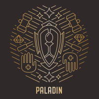 Paladin - Gold Racerback Tank | Artistshot