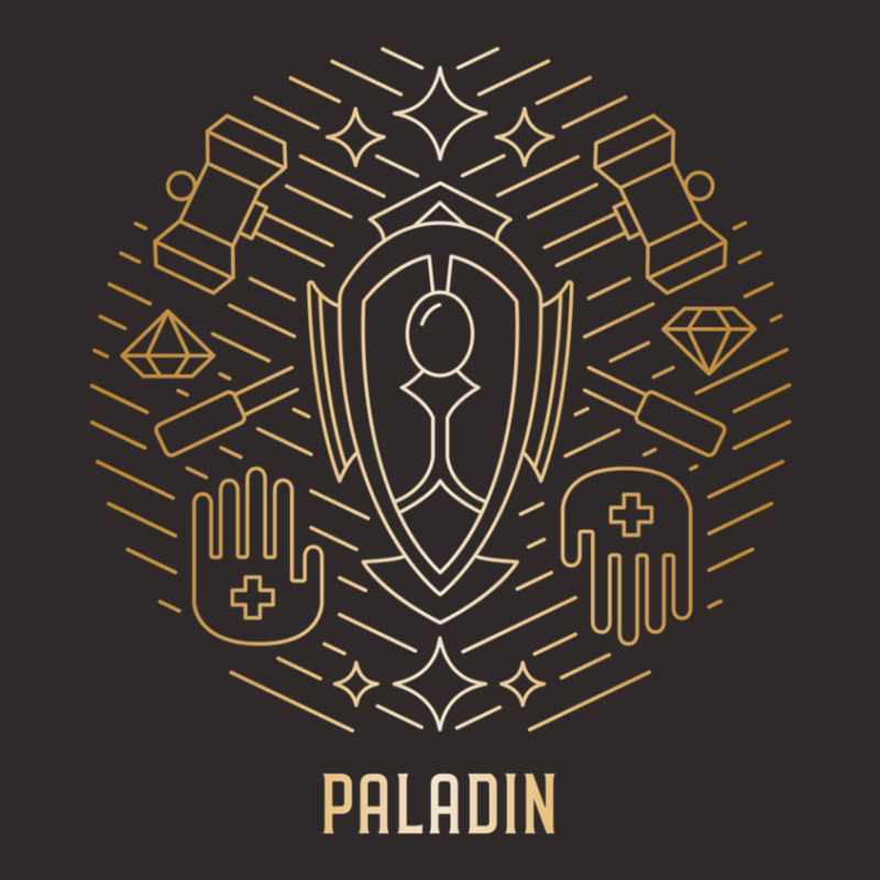 Paladin - Gold Racerback Tank by TimothyPickard | Artistshot