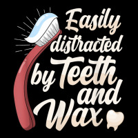 Easily Distracted By Teeth And Dental Wax Braces Lab Tech Toddler Sweatshirt | Artistshot