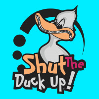 Shut The Duck Up Oval Patch | Artistshot