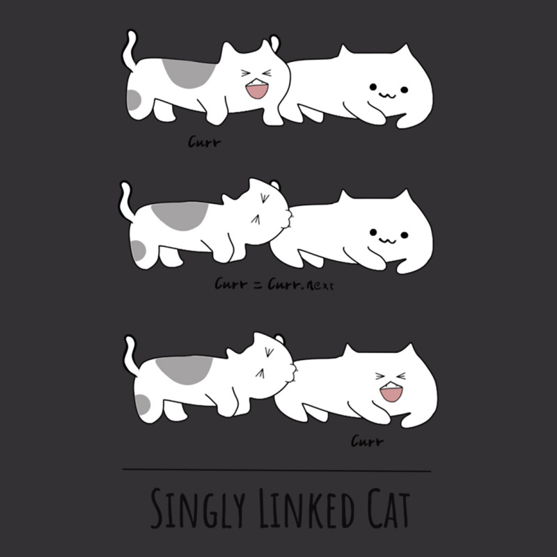 Singly Linked List Cats Biting Each Other Vintage Short by MONIQUEWORTH | Artistshot