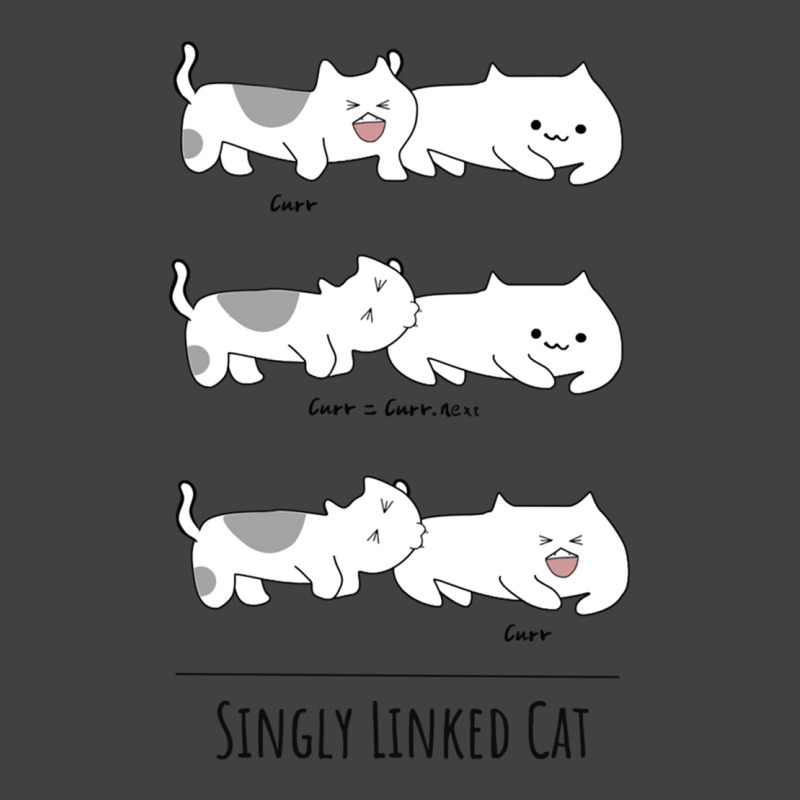 Singly Linked List Cats Biting Each Other Vintage T-Shirt by MONIQUEWORTH | Artistshot