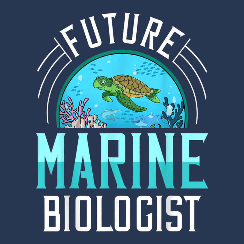 Future Marine Biologist Gift Biology Ocean Life Men Denim Jacket | Artistshot