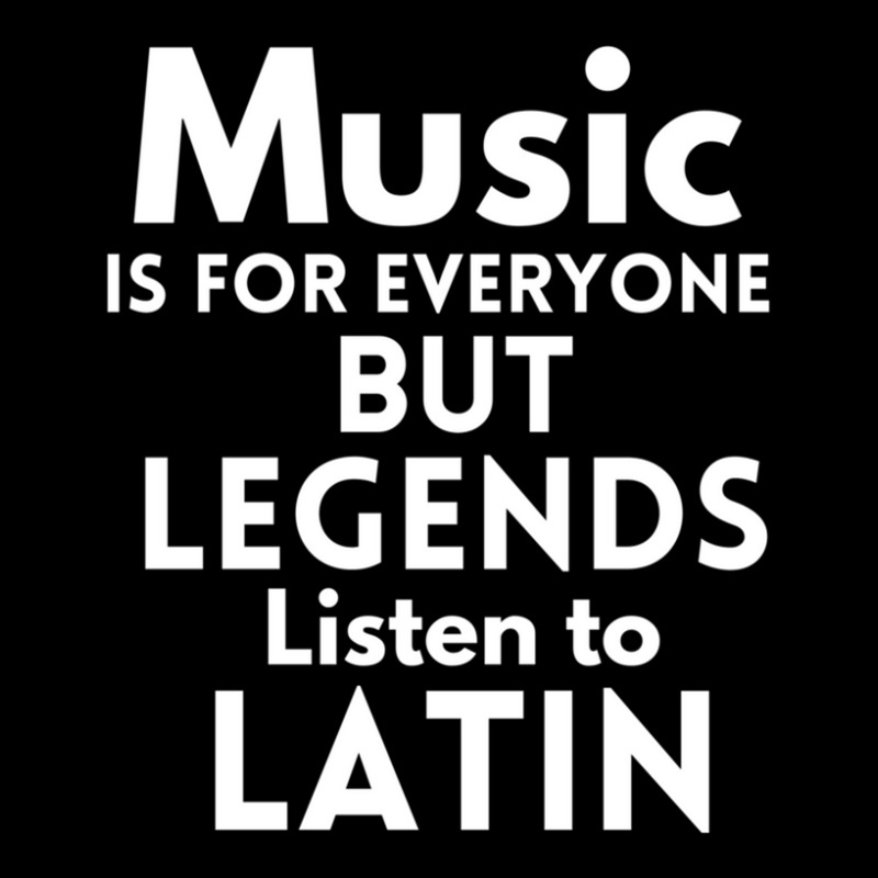 Music Is For Everyone But Legends Listen To Latin Cropped Sweater by HeatherThomas | Artistshot