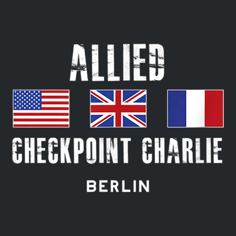 Checkpoint Charlie Cold War Berlin Wall East Germany France Crewneck Sweatshirt | Artistshot