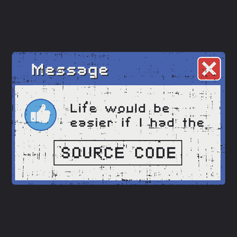 Source Code Message Youth Tee by fenderbendable | Artistshot