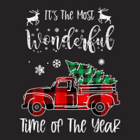 It's The Most Wonderful Time Of The Year Christmas Red Truck Vintage Cap | Artistshot