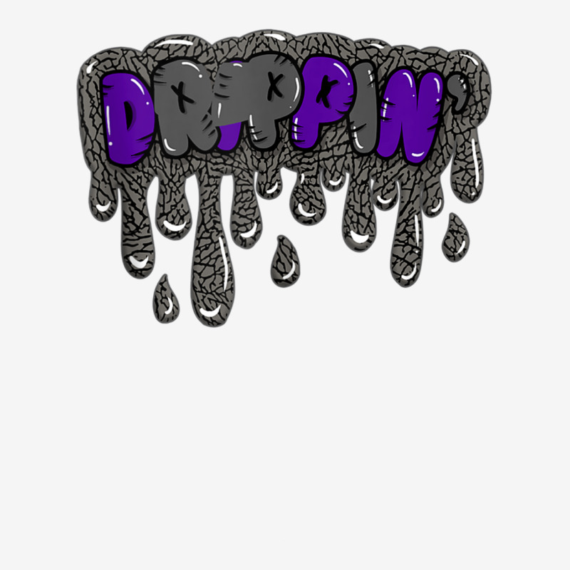 Drippin' Retro Dark Iris 3s Matching Tank Top Baby Bibs | Artistshot