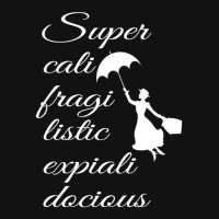 Supercalifragilisticexpialidocious - Mary Poppins Scorecard Crop Tee | Artistshot