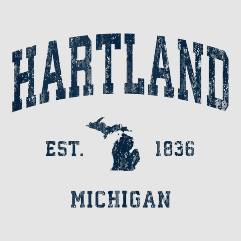 Hartland Michigan Mi Vintage Athletic Navy Sports Design Tank Top Exclusive T-shirt by cm-arts | Artistshot