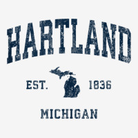 Hartland Michigan Mi Vintage Athletic Navy Sports Design Tank Top Classic T-shirt | Artistshot