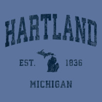 Hartland Michigan Mi Vintage Athletic Navy Sports Design Tank Top Lightweight Hoodie | Artistshot