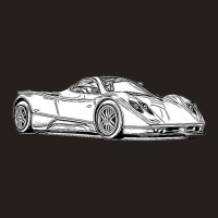 Pagani Zonda C12s Supercar Racing Wireframe Tank Top | Artistshot