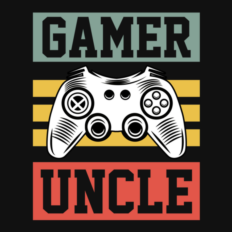 Gamer Uncle Retro Video Game Controller Cool Gamer Gifts For Men Boys  Metal Print Horizontal | Artistshot