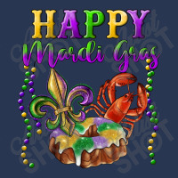 Happy Mardi Gras Fleur De Lis King Cake Crawfish Men Denim Jacket | Artistshot