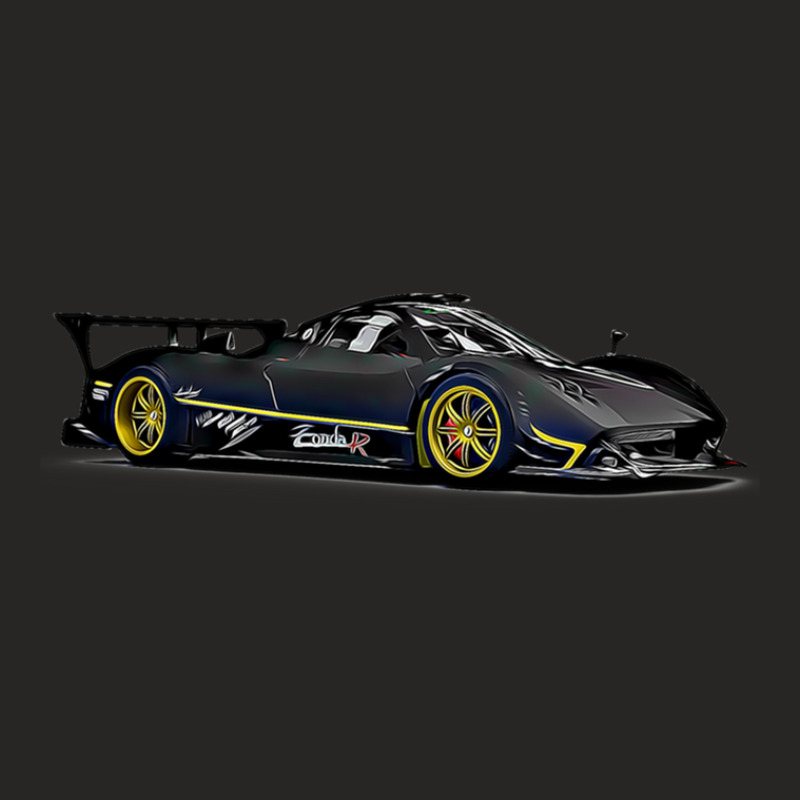 Pagani Zonda R Supercar Racing Cartoon Ladies Fitted T-Shirt by JoniSprout | Artistshot