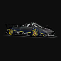 Pagani Zonda R Supercar Racing Cartoon Crop Top | Artistshot