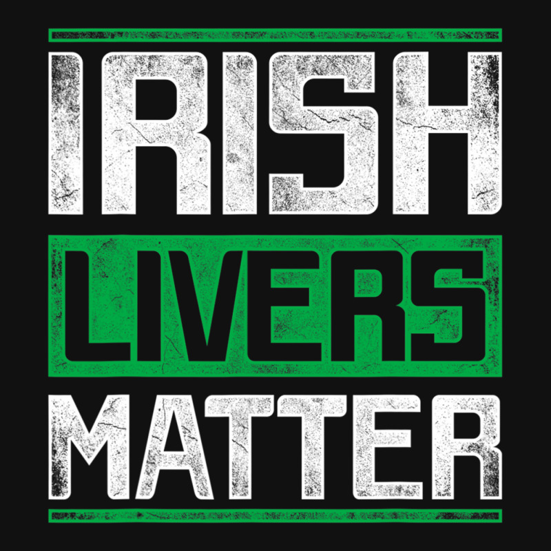 Irish Livers Matter St Patricks Day T Shirt Face Mask Rectangle | Artistshot