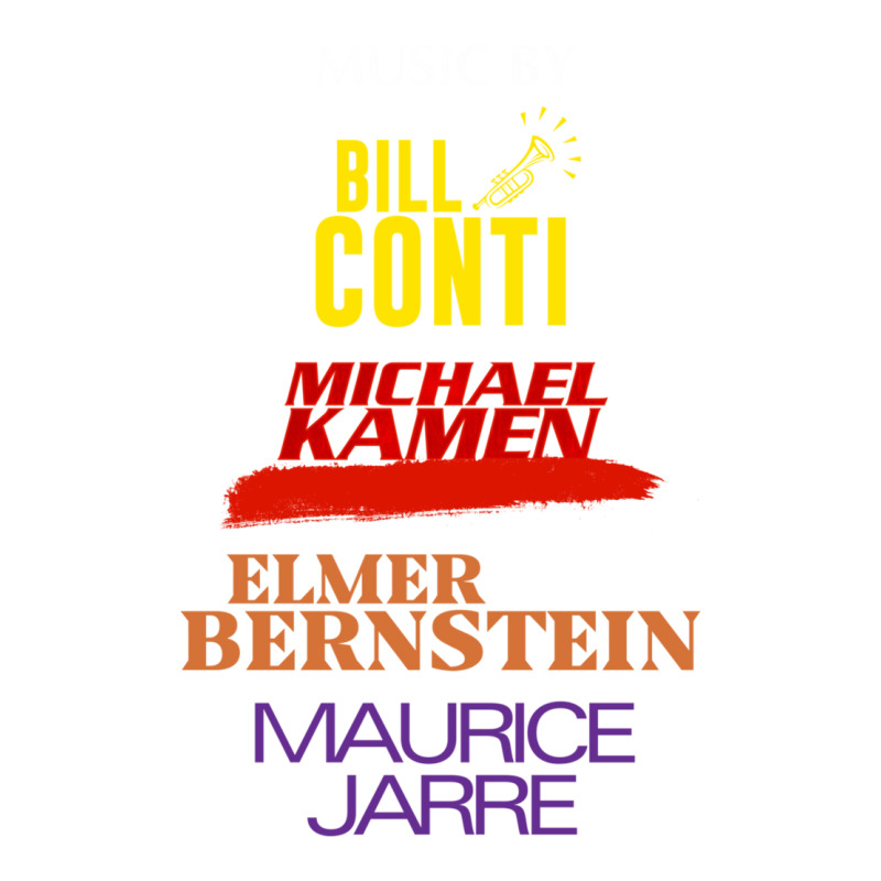 Music By Bill Conti  Michael Kamen  Elmer Bernstein  Maurice Jarre200 Sticker | Artistshot