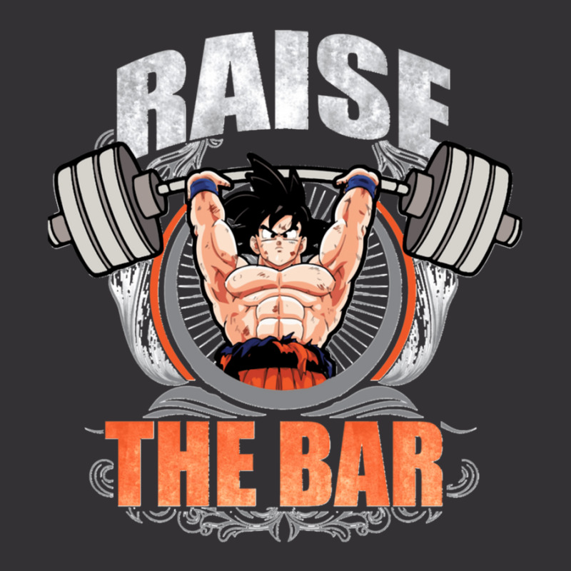 Raise The Bar Goku Spirit Bomb Barbell Vintage Hoodie | Artistshot