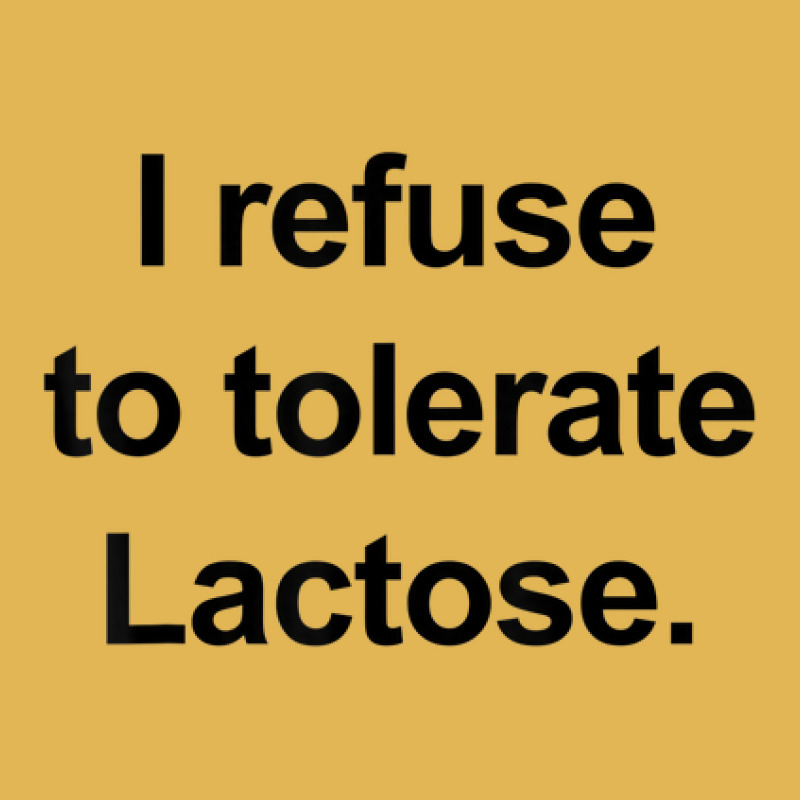 I Refuse To Tolerate Lactose Funny Vintage Hoodie And Short Set | Artistshot