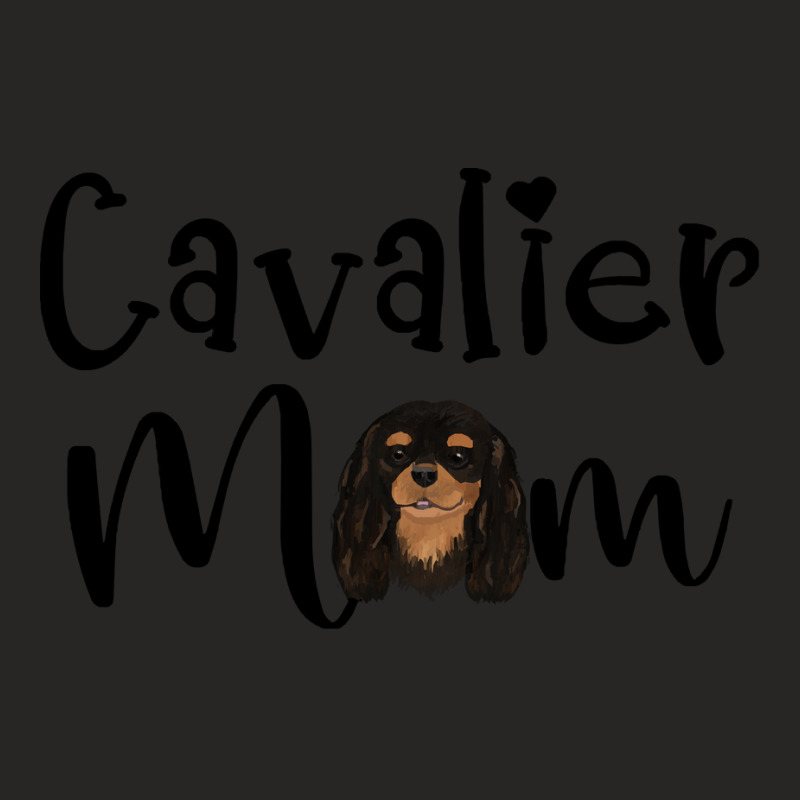 Cavalier King Charles Spaniel Black And Tan Cavalier King Charles Span Ladies Fitted T-Shirt by starlingbuzzard | Artistshot