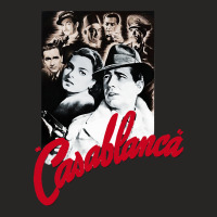 Casablanca - Humphrey Bogart, Ingrid Bergman Ladies Fitted T-shirt | Artistshot