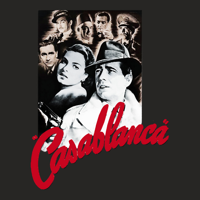 Casablanca - Humphrey Bogart, Ingrid Bergman Ladies Fitted T-Shirt by Kosdapen517 | Artistshot