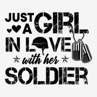 Just A Girl In Love With Her Soldier Army Girlfriend Wife T Shirt Adjustable Cap | Artistshot