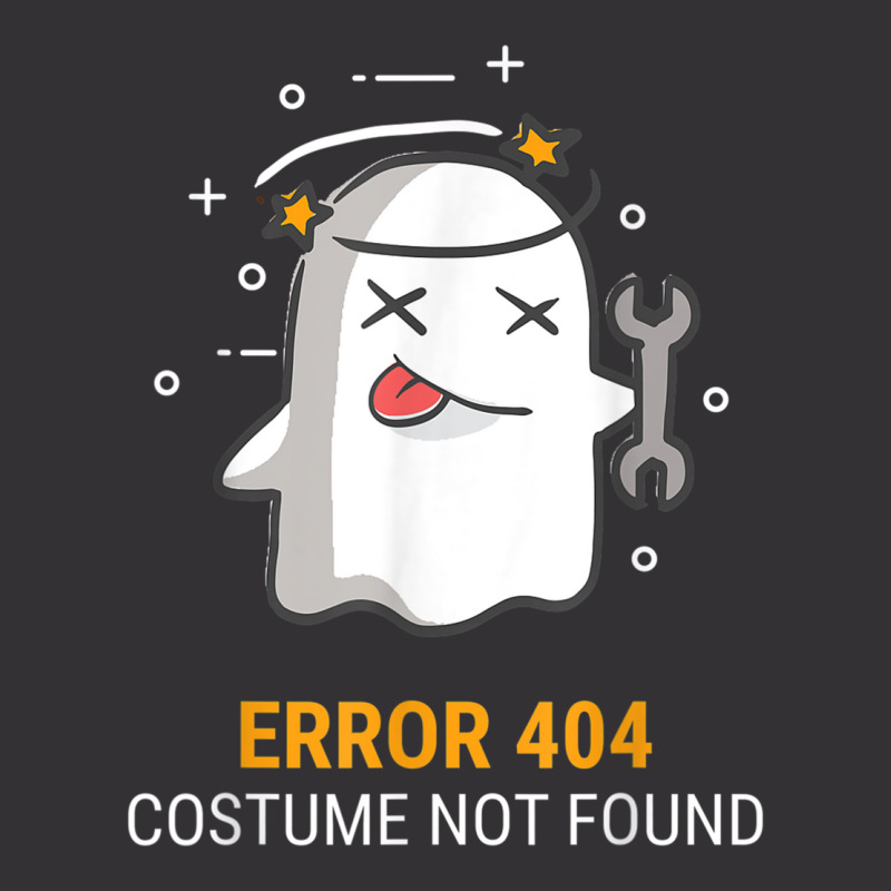 Error 404 Costume Not Found Easy Halloween Ghost Vintage Hoodie | Artistshot