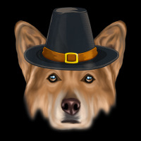 Canaan Dog Wearing Pilgrim Hat Thanksgiving Pocket T-shirt | Artistshot