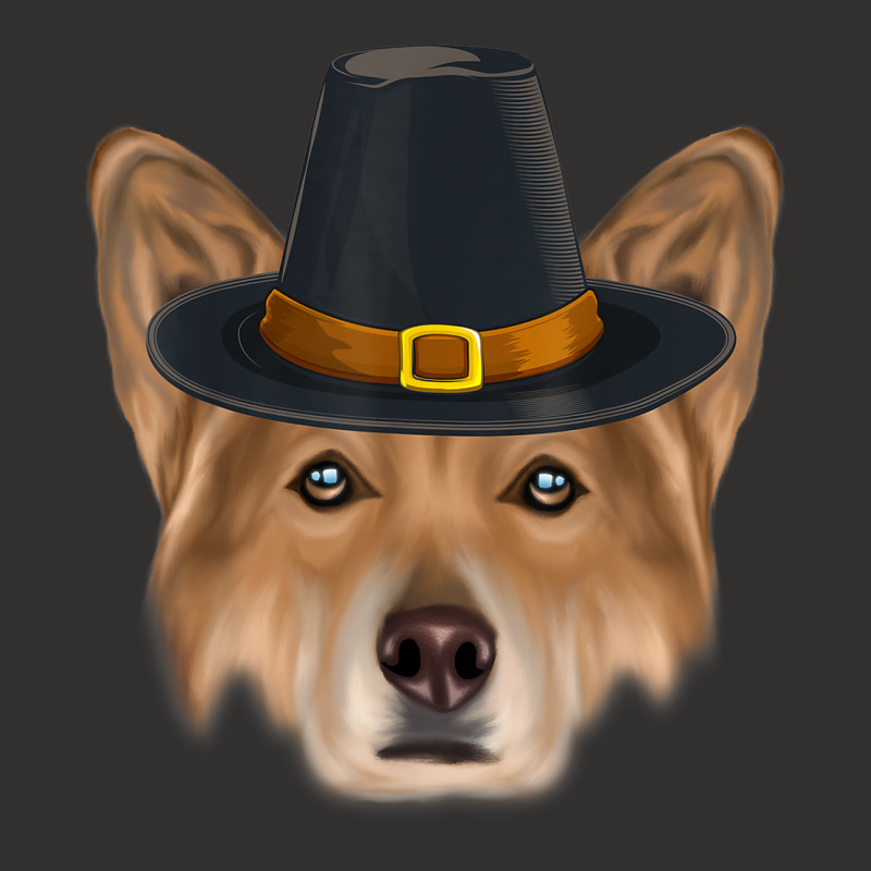 Canaan Dog Wearing Pilgrim Hat Thanksgiving Champion Hoodie by Outpost | Artistshot