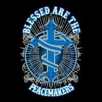 Blessed Are The Peacemakers T-shirt Christian Bible God Design Adjustable Cap | Artistshot