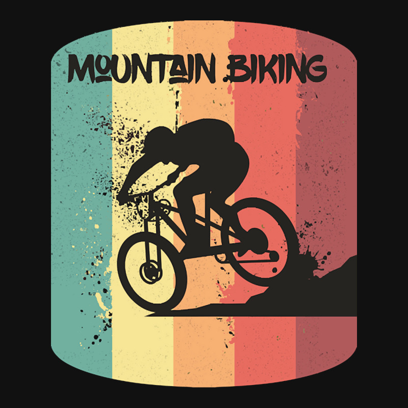 Mountain Bike For Men T  Shirt Vintage Mountain Biking Cycling T  Shir Landscape Canvas Print | Artistshot