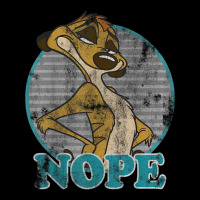 Lion King Timon Nope Striped Circle Vintage Pocket T-shirt | Artistshot