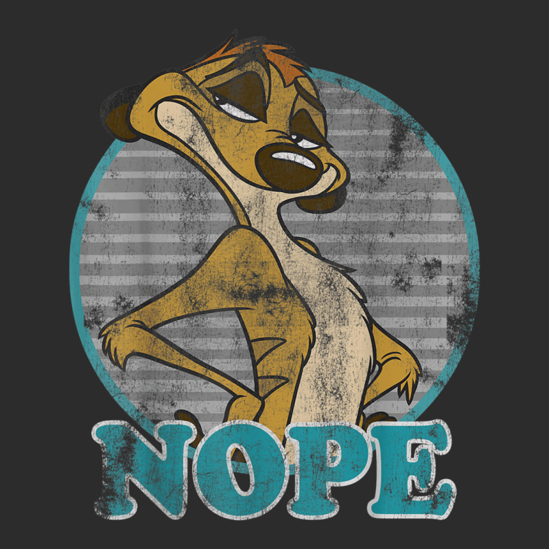 Lion King Timon Nope Striped Circle Vintage Exclusive T-shirt by MabellaPlaxco | Artistshot