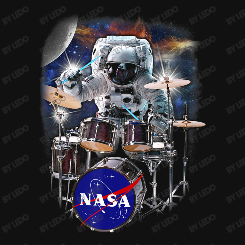 Astronaut Drummer Boy In Space Baby Bibs by ledo | Artistshot