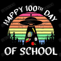 100 Days Of School Ufo Alien Abductiion Teacher Student Unisex Jogger | Artistshot