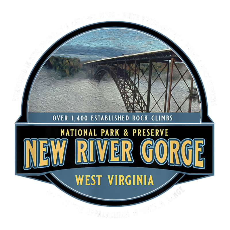 New River Gorge National Park & Preserve Souvenir T Shirt Men's 3/4 Sleeve Pajama Set | Artistshot