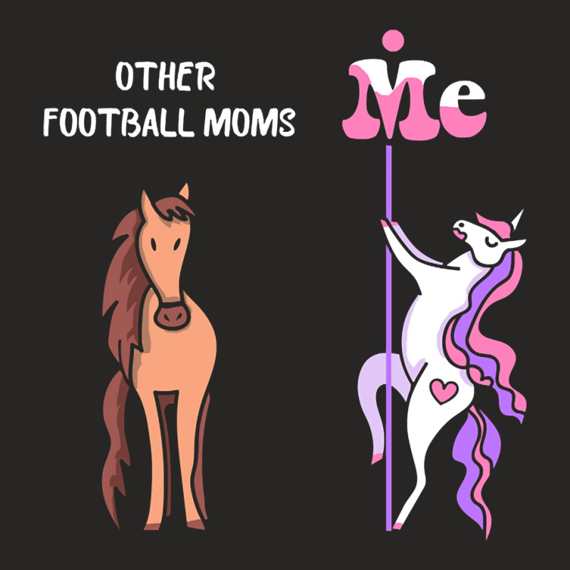 Other Football Moms Me Tee Unicorn Football Mom Funny Gift Idea Footba Ladies Fitted T-Shirt by guppiessetting | Artistshot