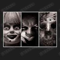 Womens It Annabelle Pennywise Jason Frames V-neck Classic T-shirt | Artistshot