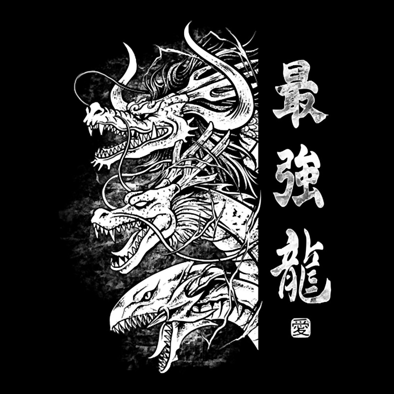 Trio Dragon Bw Pocket T-Shirt by Kenlofu52 | Artistshot