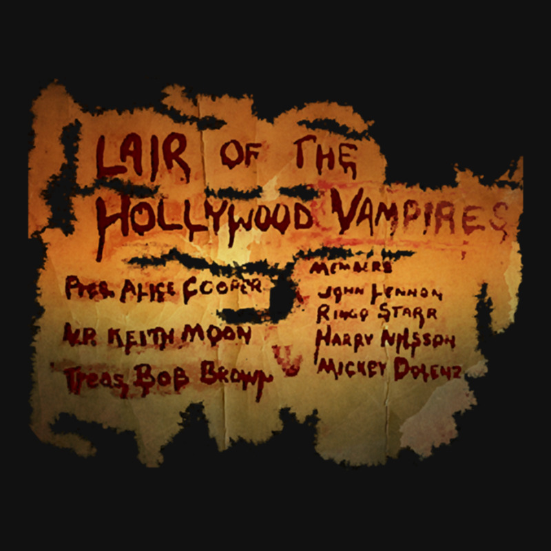 Lair Of The Hollywood Vampires Design Landscape Canvas Print | Artistshot