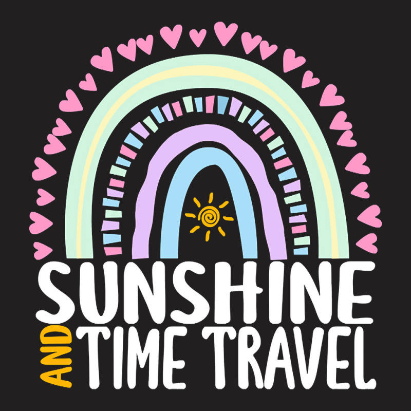 Sunshine And Time Travel Cute Rainbow Graphic For Womens Kids Girls T-Shirt by behindcedar22 | Artistshot