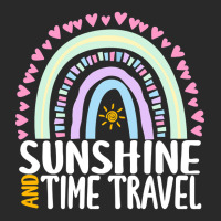 Sunshine And Time Travel Cute Rainbow Graphic For Womens Kids Girls Printed Hat | Artistshot