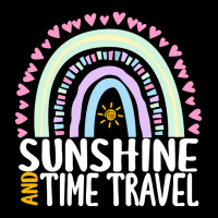 Sunshine And Time Travel Cute Rainbow Graphic For Womens Kids Girls Men's Long Sleeve Pajama Set | Artistshot