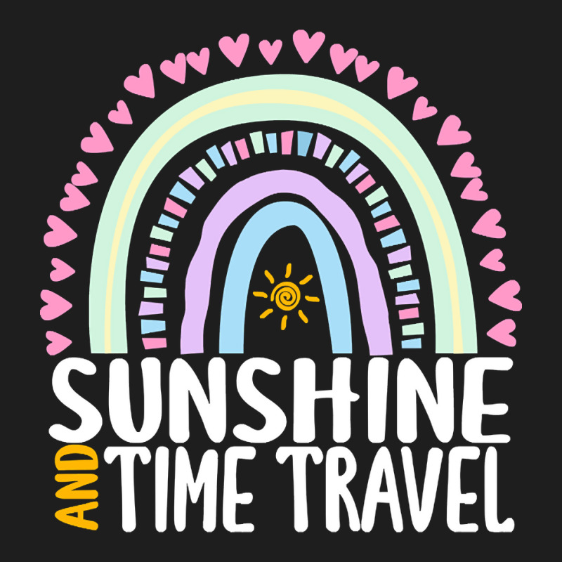 Sunshine And Time Travel Cute Rainbow Graphic For Womens Kids Girls Classic T-shirt by behindcedar22 | Artistshot