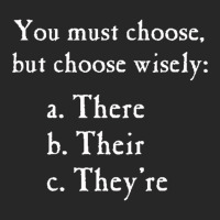 Choose Wisely There Their They're Grammar Women's Pajamas Set | Artistshot