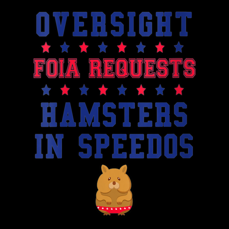 Womens-oversight-foia-requests-hamsters-in-speedos-v-neck Women's V-Neck T-Shirt by cm-arts | Artistshot